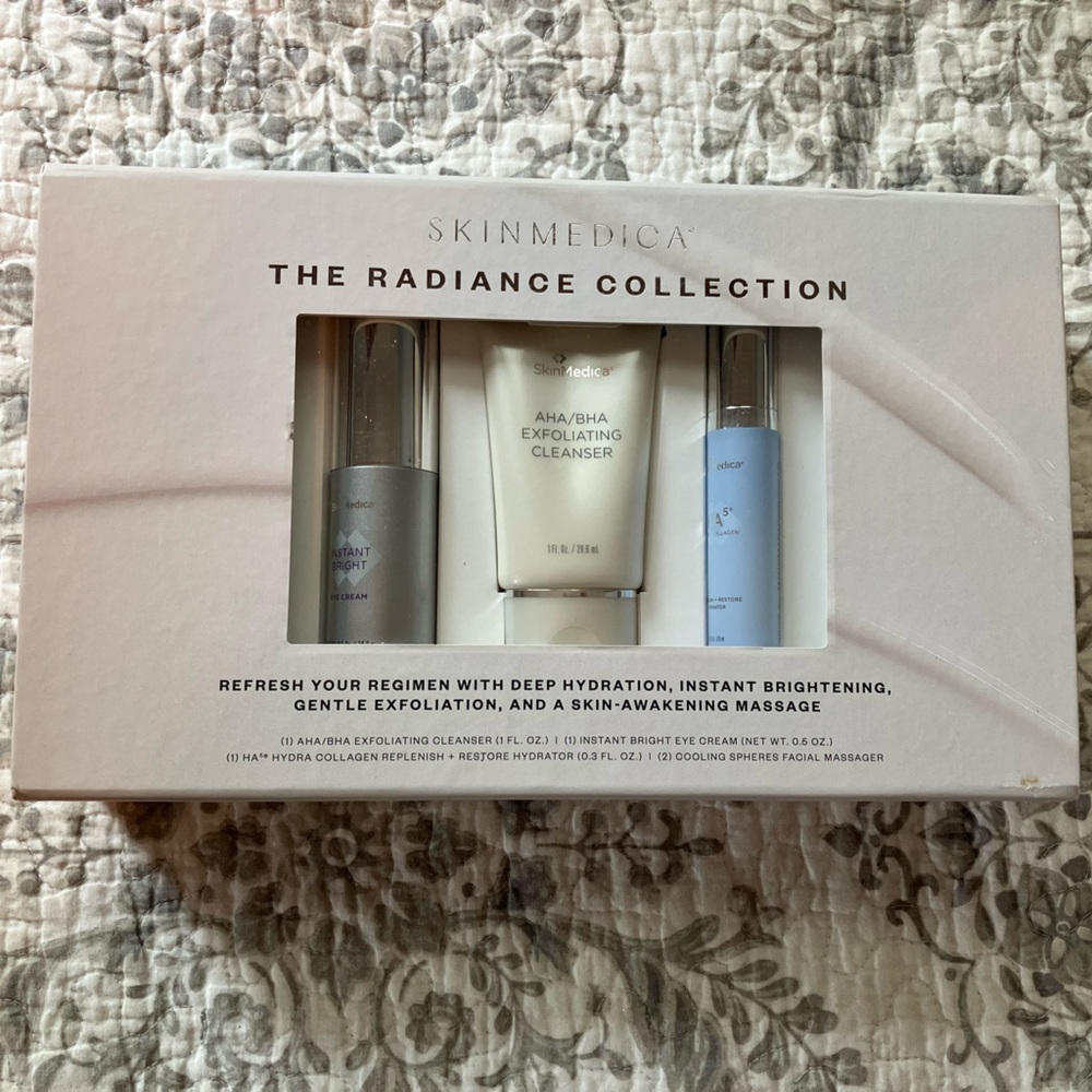 SkinMedica Skincare Trio with Blue and Pink Accents